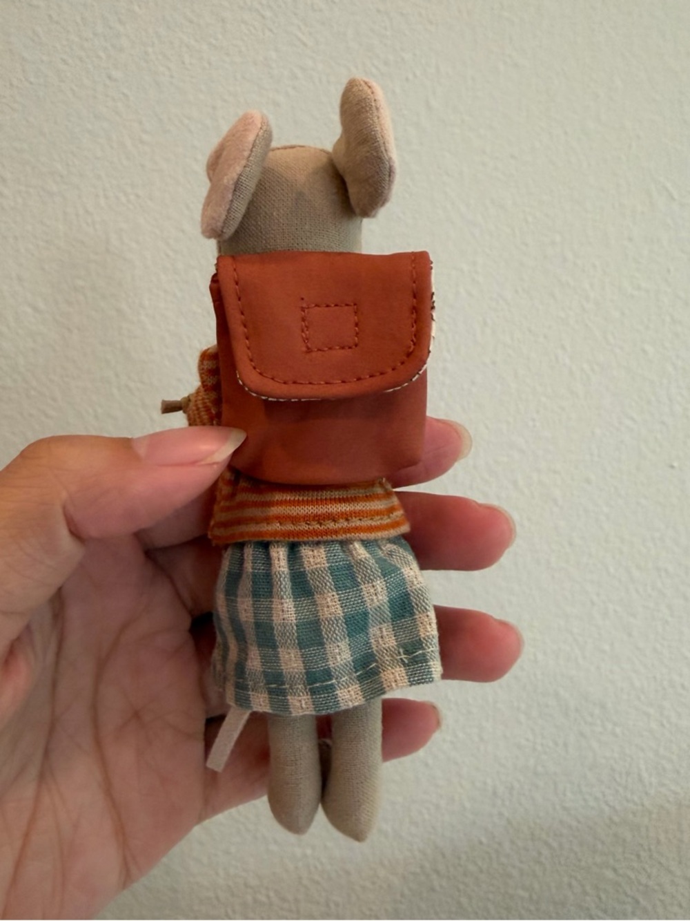 Maileg Tricycle Mouse, Big Sister - Old Rose - Picture 2 of 2